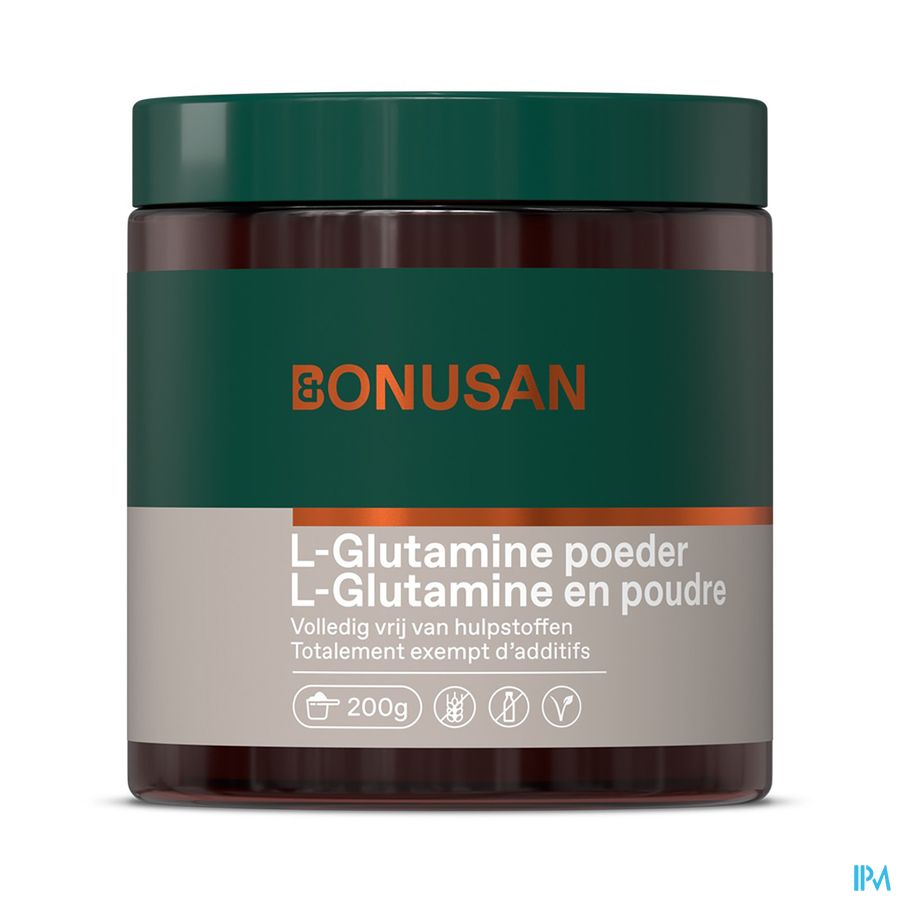 l Glutamine Pdr 200g Bonusan l Glutamine Pdr 200g Bonusan