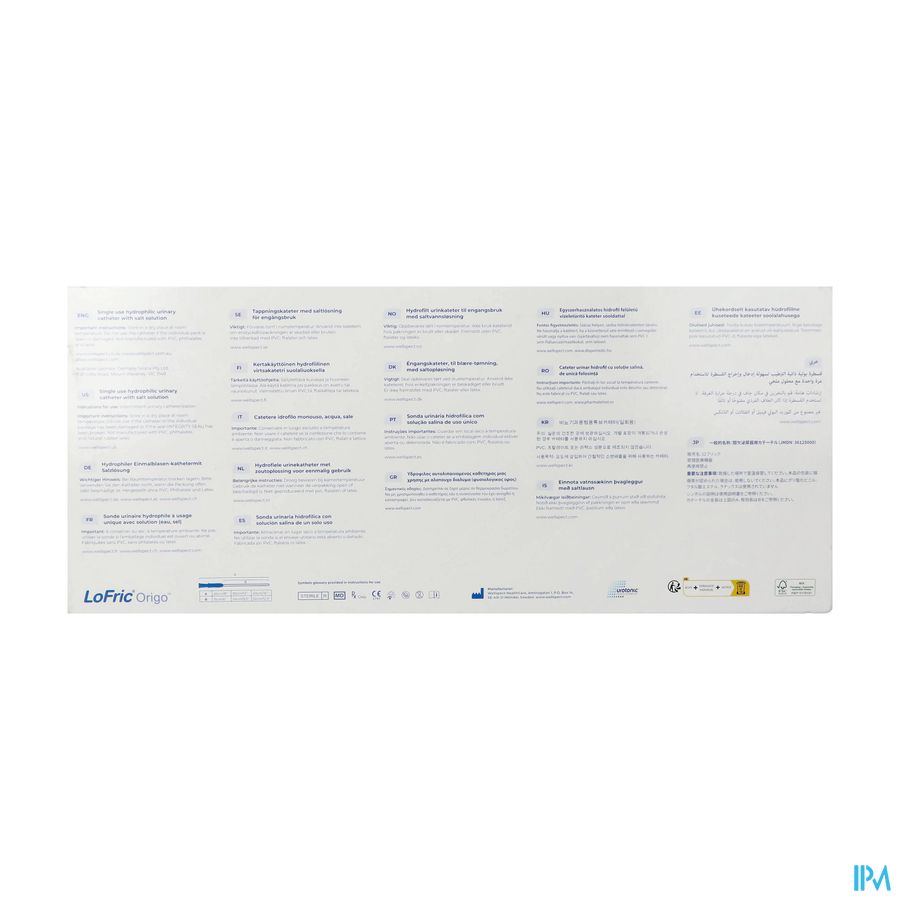 Lofric Origo Sleeve Nelaton 40cm Ch16/5,3mm Men 30 1