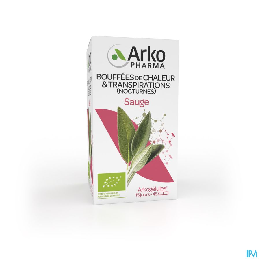 Arkogelules Sauge Bio Caps 45 Nf