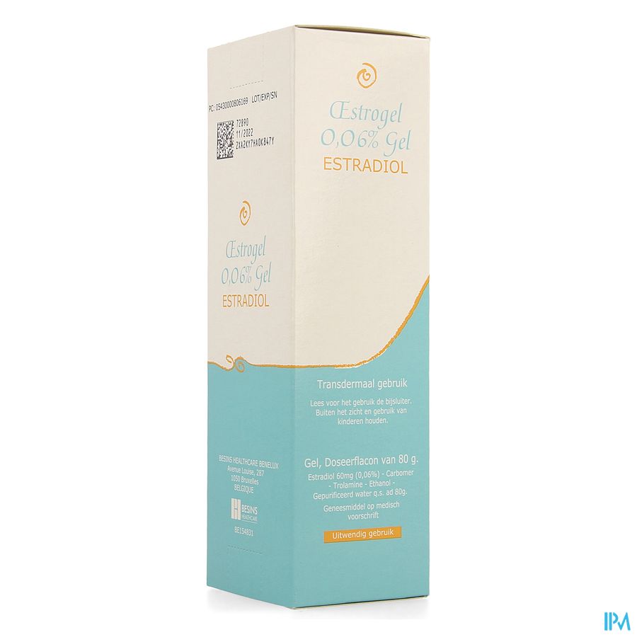 Oestrogel 0,06% Gel Fl Doseerpomp 1 X 80g