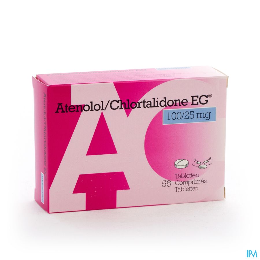 Atenolol Chlortal EG            Comp 56X100Mg/25Mg