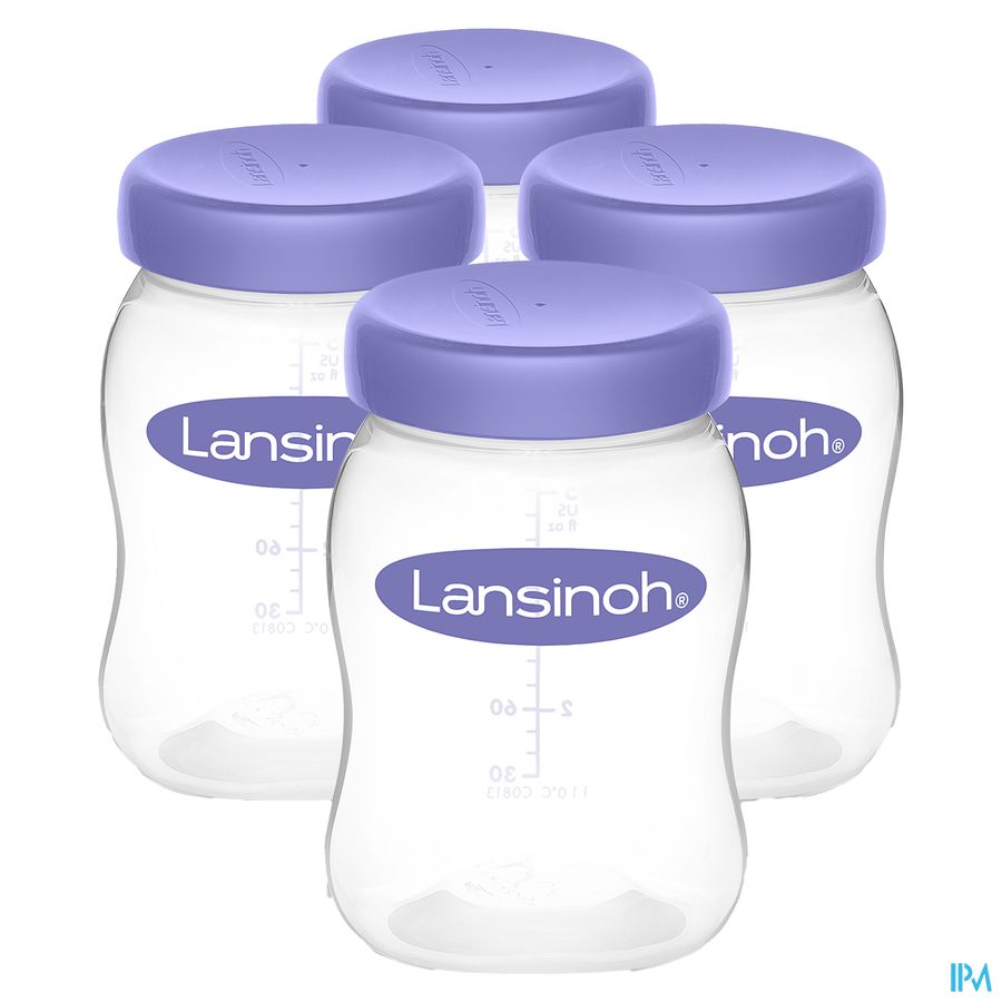 Lansinoh Bewaarflesjes Voor Moedermelk 4