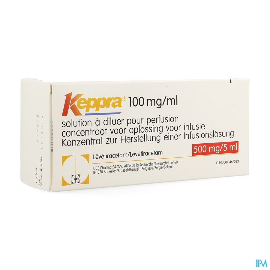 Keppra 100mg/ml Fl Perf 10 X 5ml Keppra 100mg/ml Fl Perf 10 X 5ml