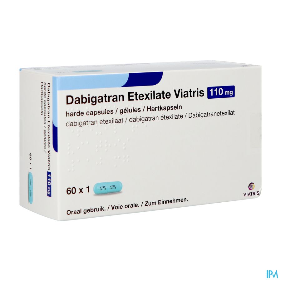 Dabigatran Etexilate Viatris 110mg Harde Caps 60