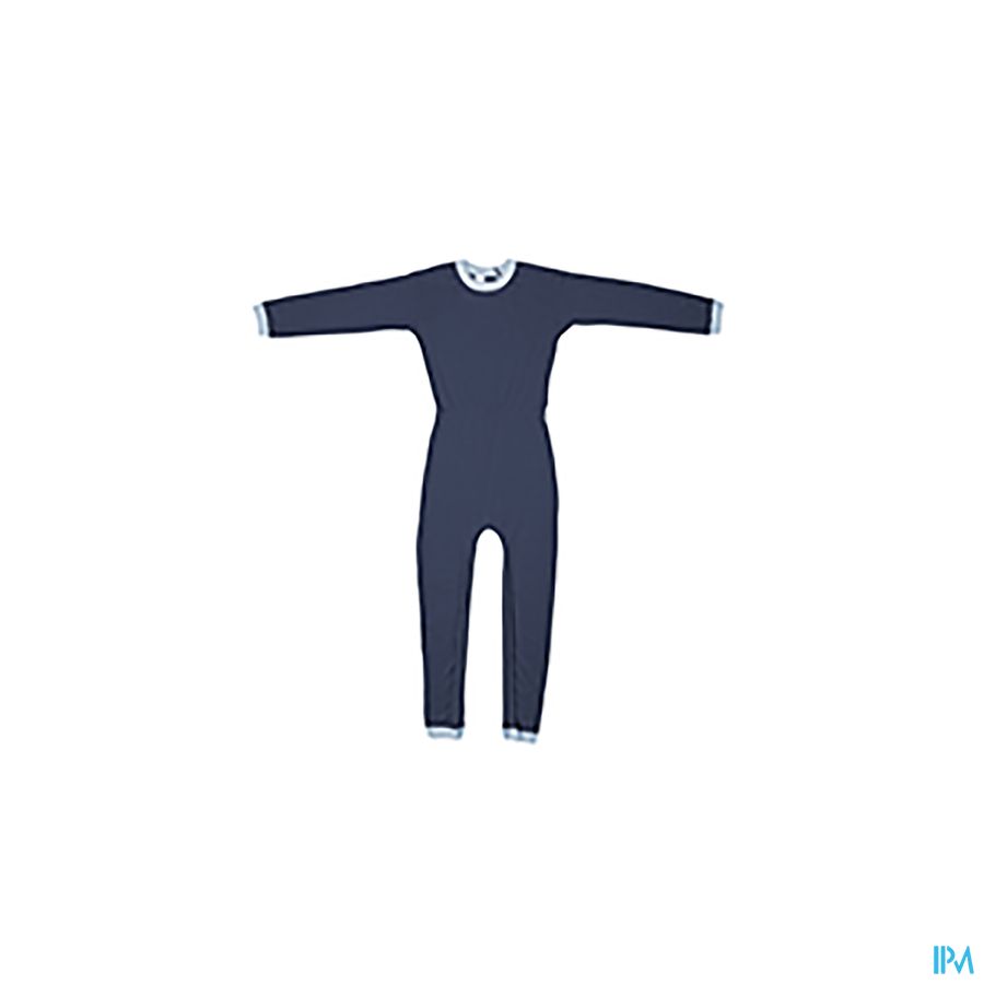 Suprima 4701 Slaapoverall Rug+beenrits Blauw Xl Suprima 4701 Slaapoverall Rug+beenrits Blauw Xl