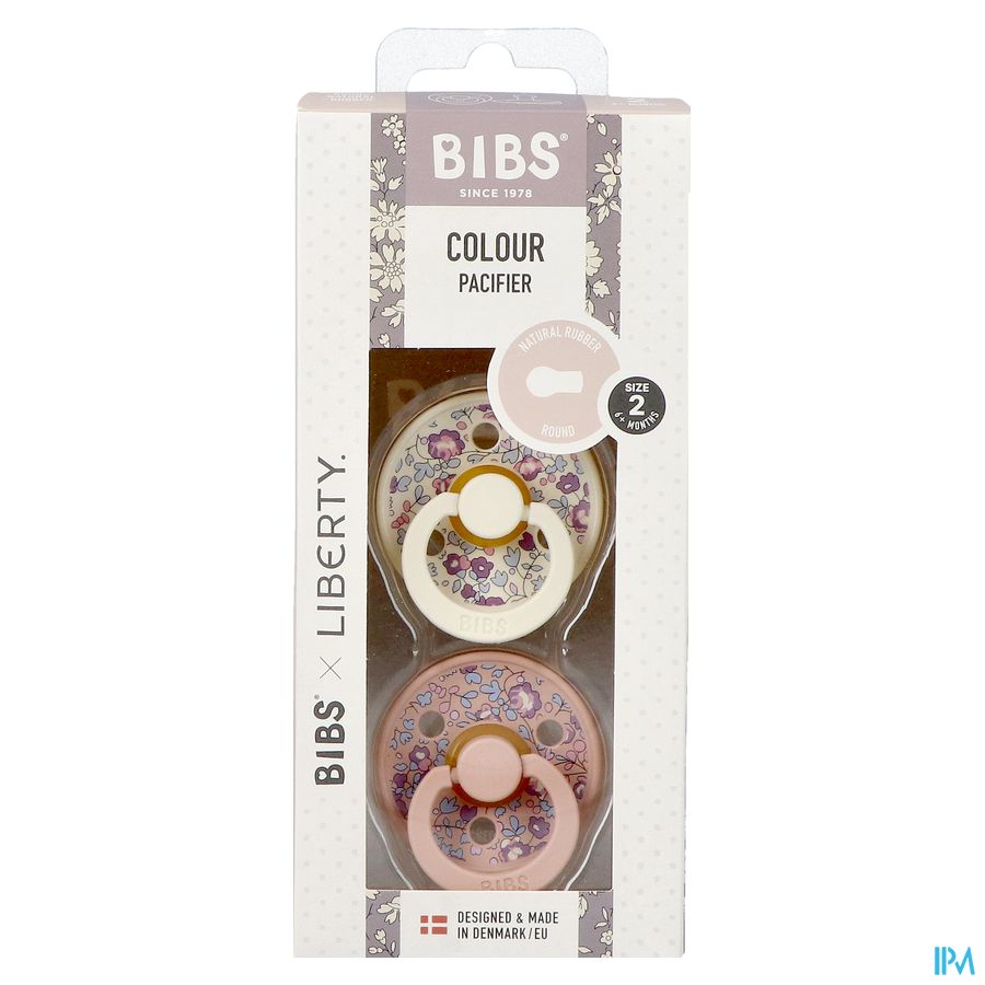 Bibs 2 Fopsp. Liberty Latex Rond Duo Eloise Blush 1