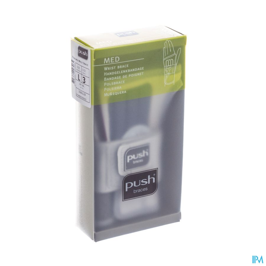 Push Med Polsbrace Links 17-19cm T3 3