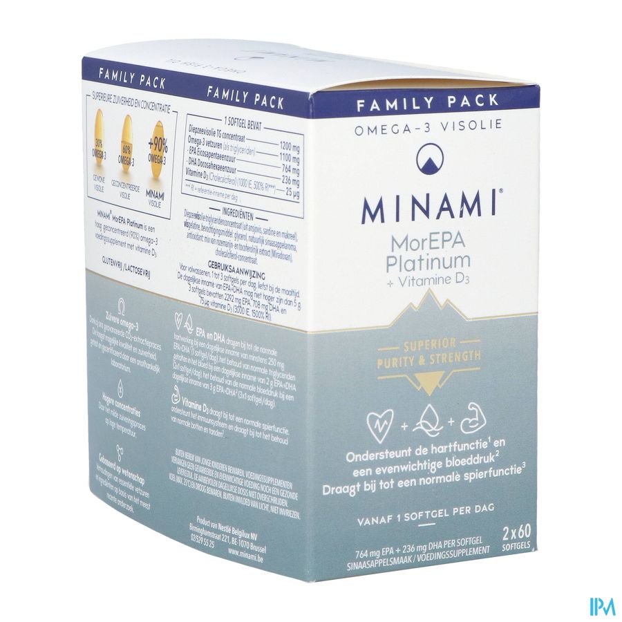 Minami Morepa Platinum + Vit D3 Caps 120