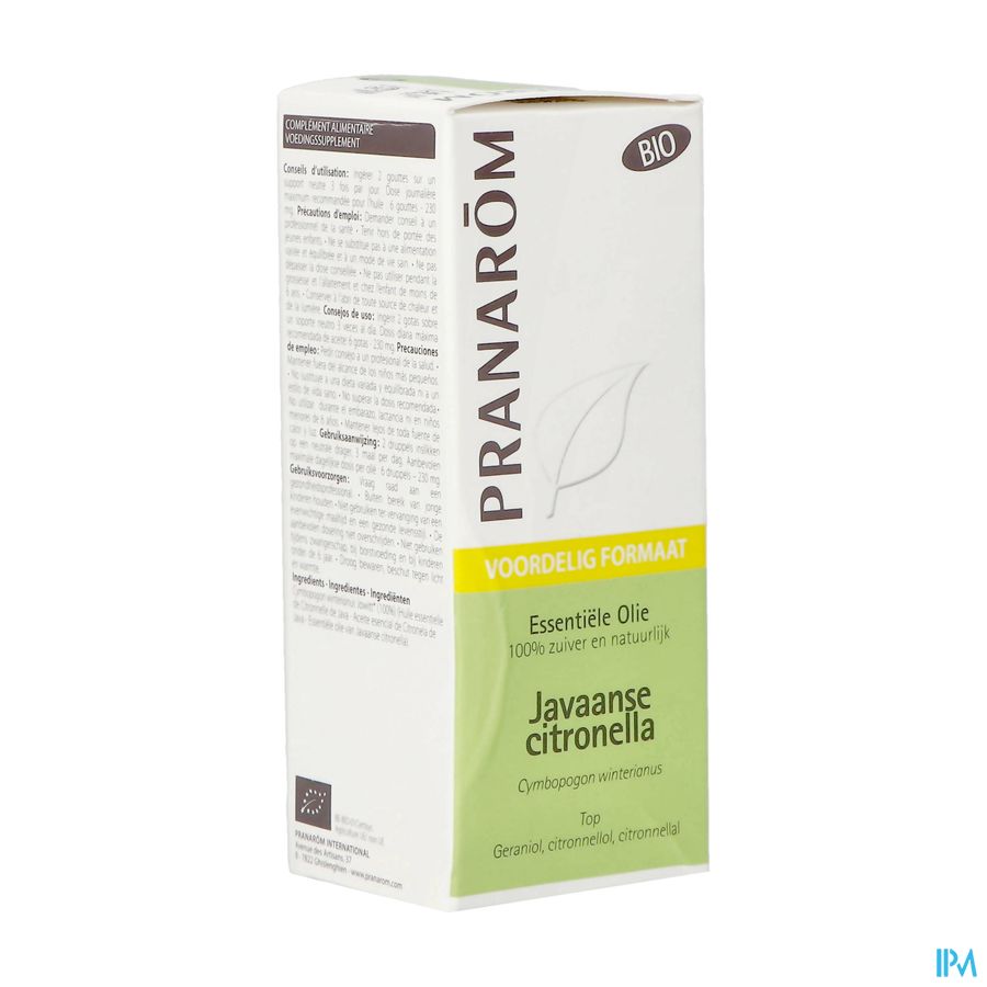 Pranarom Eo Javaanse Citronella Bovengr.30ml Pranarom Eo Javaanse Citronella Bovengr.30ml