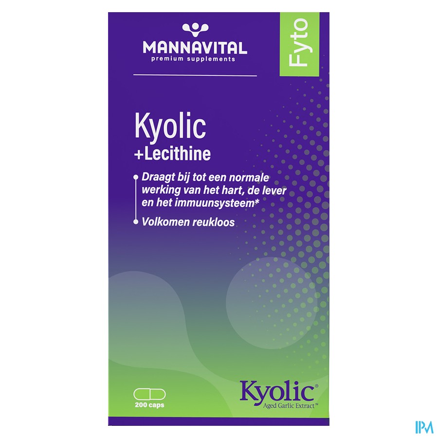 Mannavital Kyolic + Lecithine Caps 200