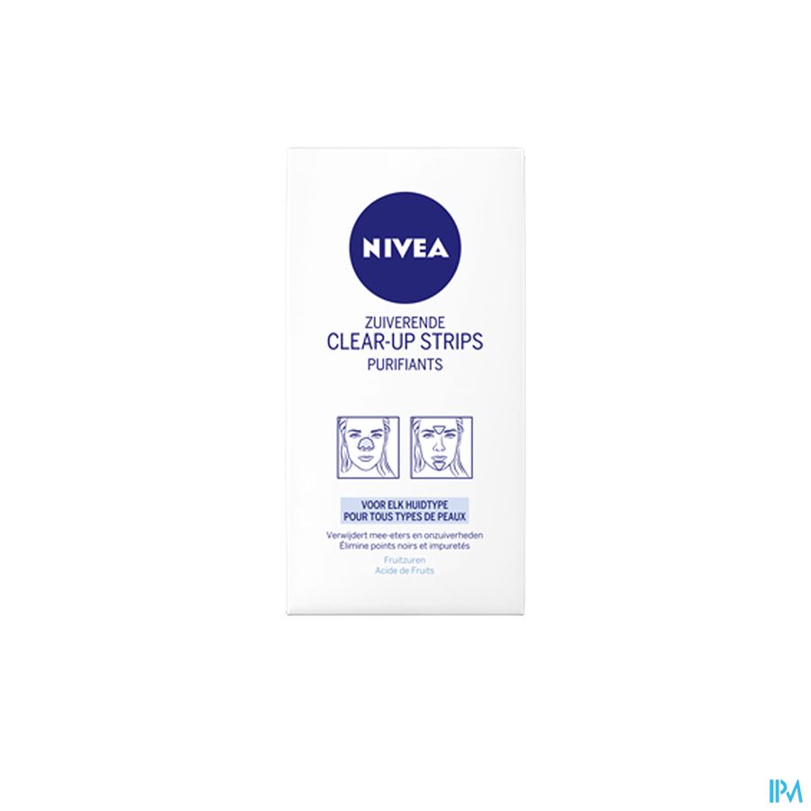 Nivea Visage Clear Up Strips Zakje 6 86401 Nivea Visage Clear Up Strips Zakje 6 86401
