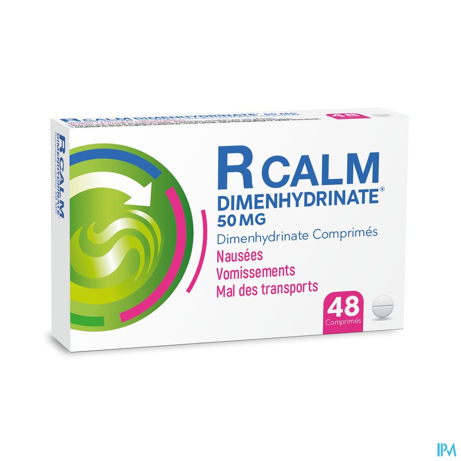 R Calm Dimenhydrinate 48 Tabl/comp R Calm Dimenhydrinate 48 Tabl/comp