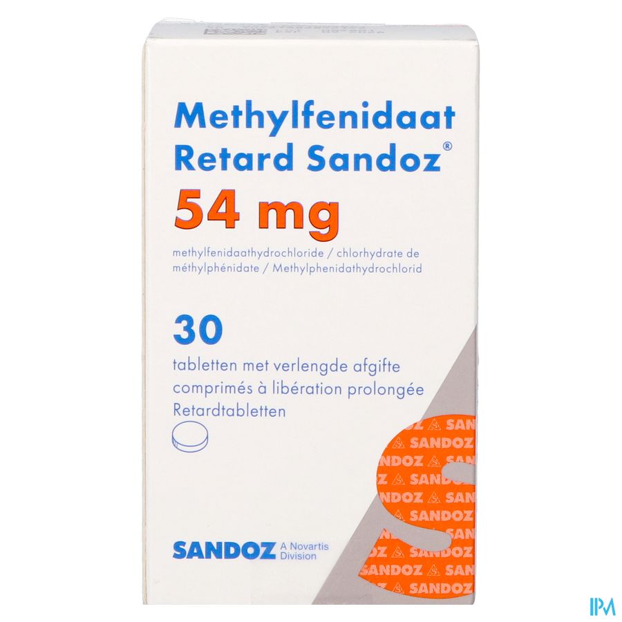 Methylfenidaat 54mg Sandoz Comp Verl Afgifte 30 4