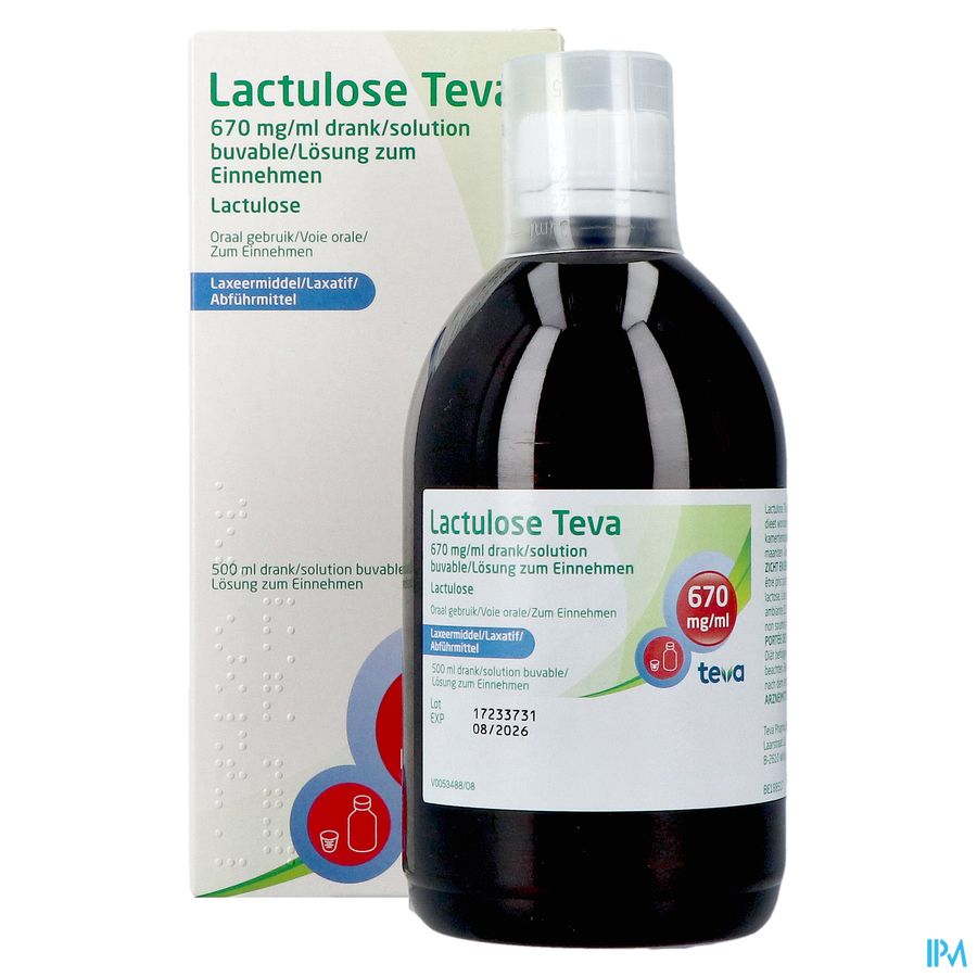 Lactulose Teva Sol Per Os 500ml 7