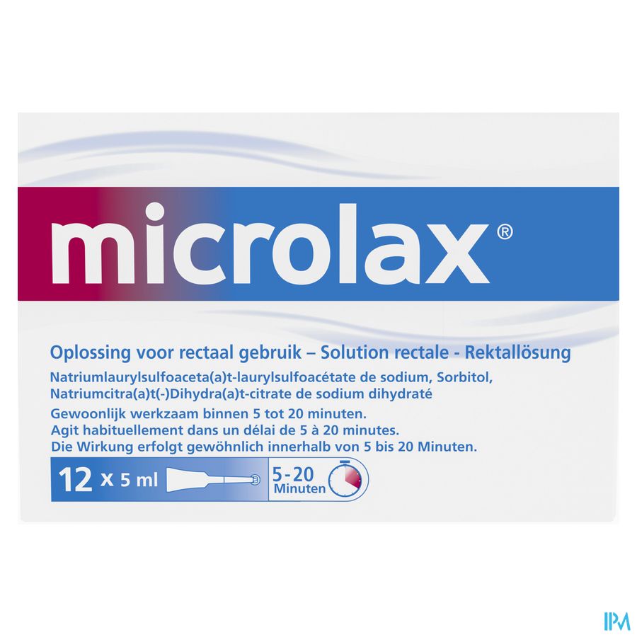 Microlax 12 X 5ml 1