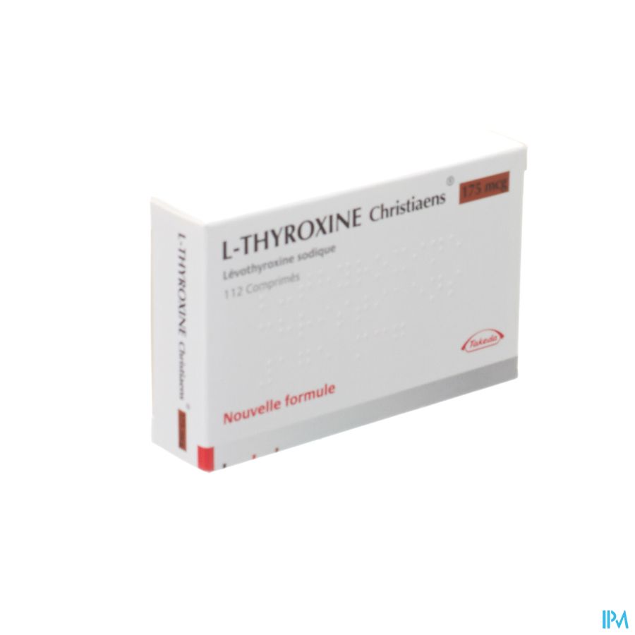 l Thyroxine Christiaens Comp 112x0,175mg l Thyroxine Christiaens Comp 112x0,175mg