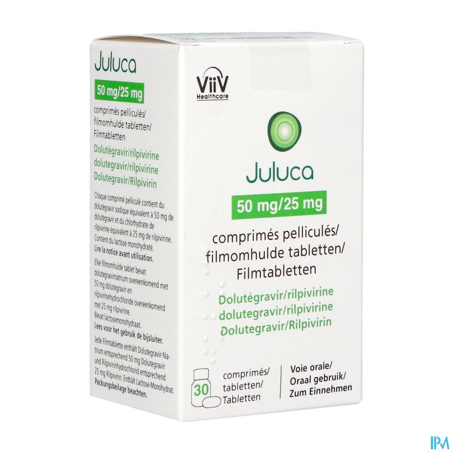 Juluca 50mg/25mg Orifarm Filmomh Tabl 30 Juluca 50mg/25mg Orifarm Filmomh Tabl 30