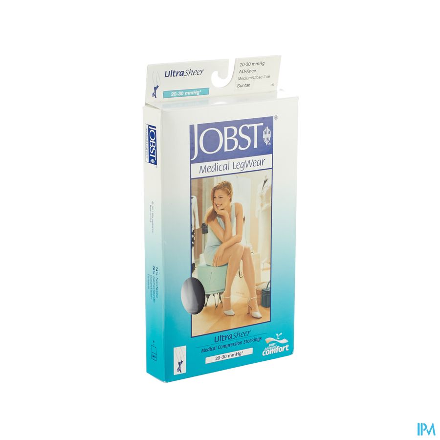 Jobst Ultrasheer Comf.k2 Kniekous Suntan M