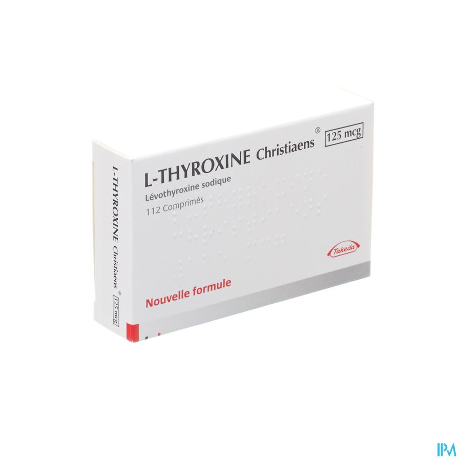 l Thyroxine Christiaens Comp 112x0,125mg l Thyroxine Christiaens Comp 112x0,125mg