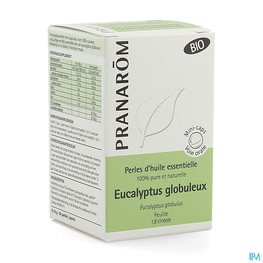 Perles Eucalyptus Globuleux Hle Ess Fl 60 Pranarom Perles Eucalyptus Globuleux Hle Ess Fl 60 Pranarom