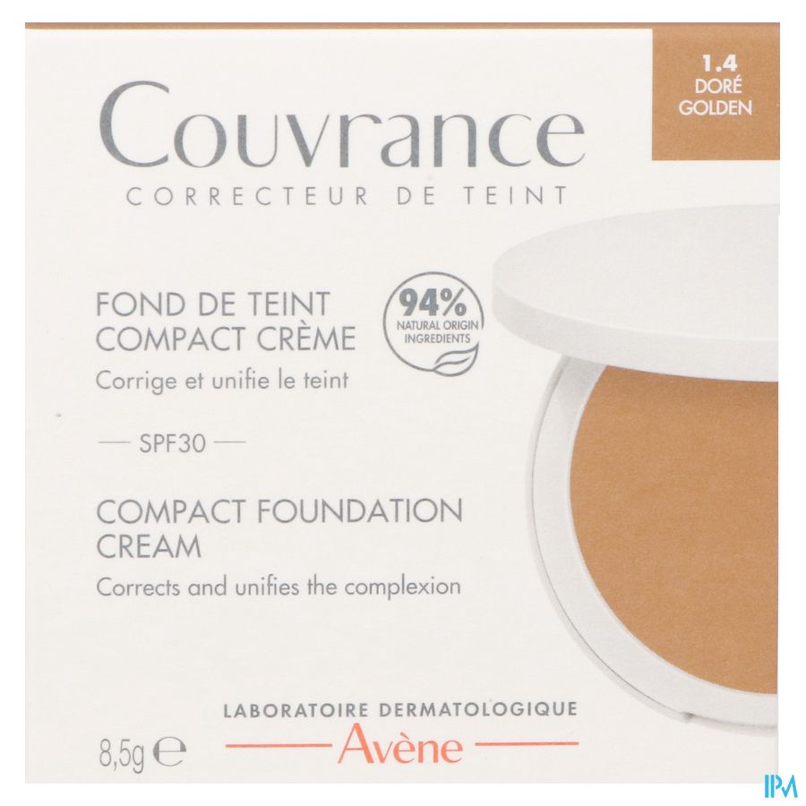 Avene Couvrance Fond Teint Compact 1.4 Dore 8.5g 5