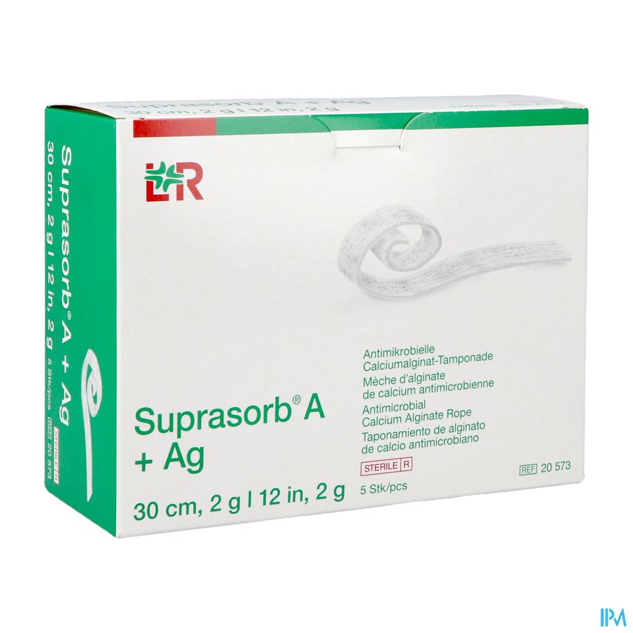 Suprasorb A+ag Wiek Alg. Calc. 30cm 5 20573 149268