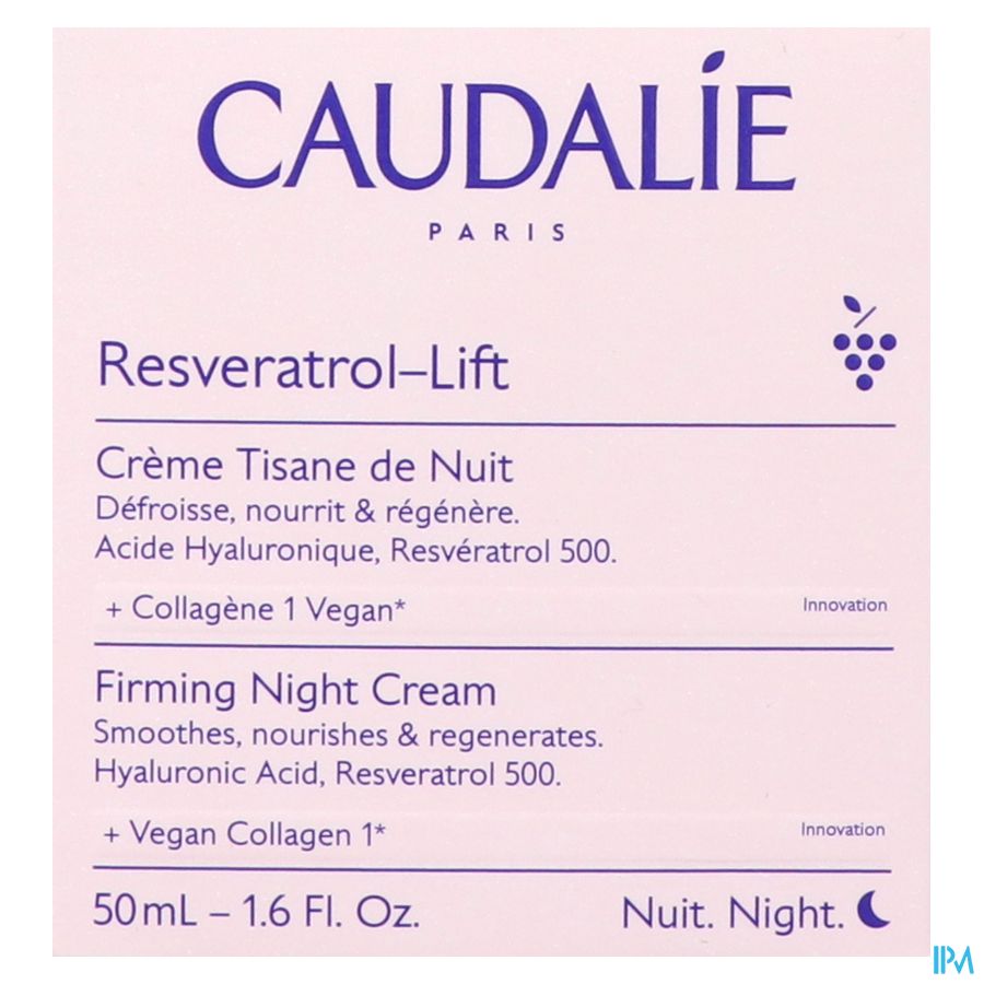 Caudalie Resveratrol Lift Verstevig.nachtcr 50ml 6