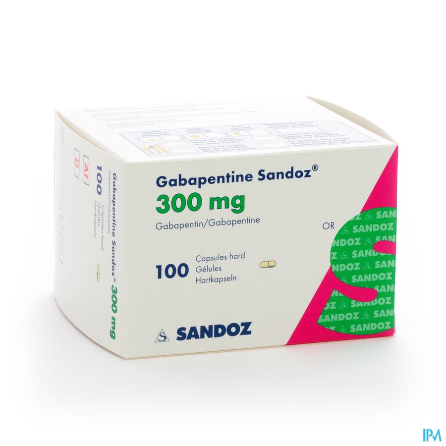 Gabapentine 300mg Sandoz Caps 100 X 300mg Gabapentine 300mg Sandoz Caps 100 X 300mg