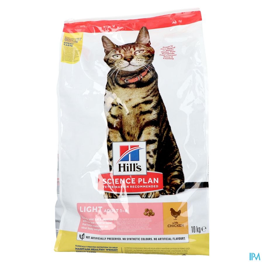 Science Plan Feline Adult Light Chicken 10kg 1