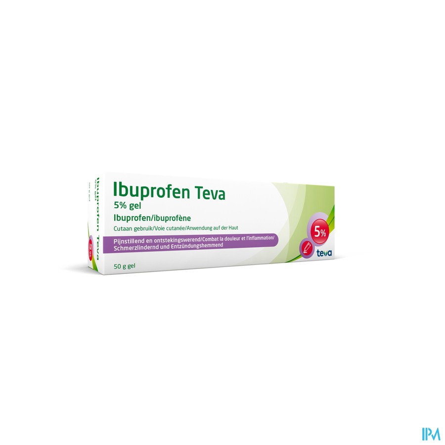 Ibuprofen Teva Gel Tube 100g