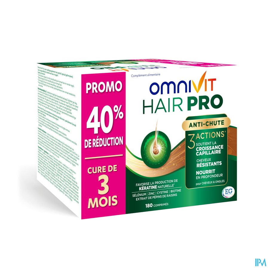 Omnivit Hair Pro Tabl 180 Promo -40% Omnivit Hair Pro Tabl 180 Promo -40%