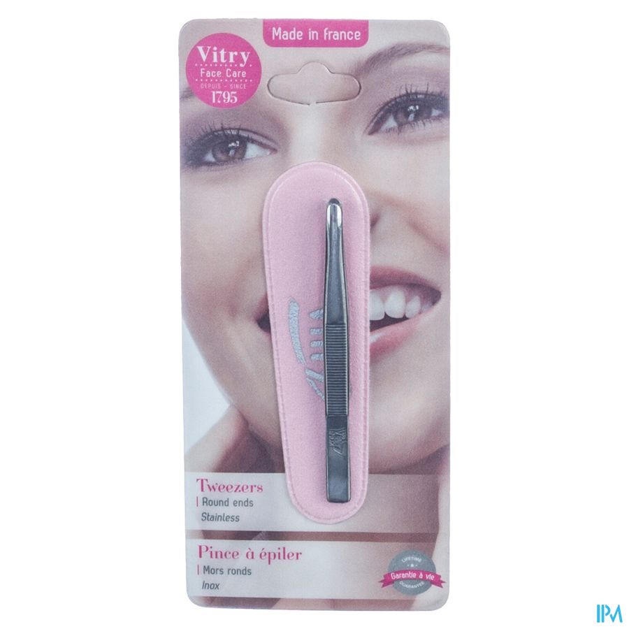 Pince A Epiler Mors Ronds Inox