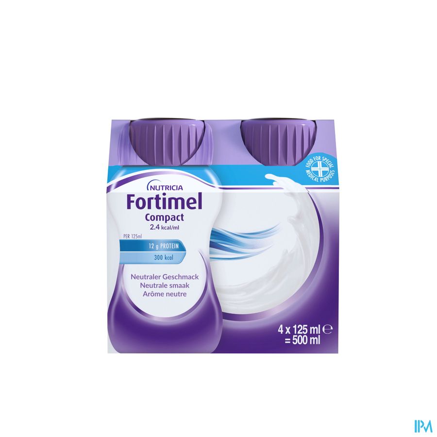 Fortimel Compact 2.4kcal Neutraal 4x125ml 1