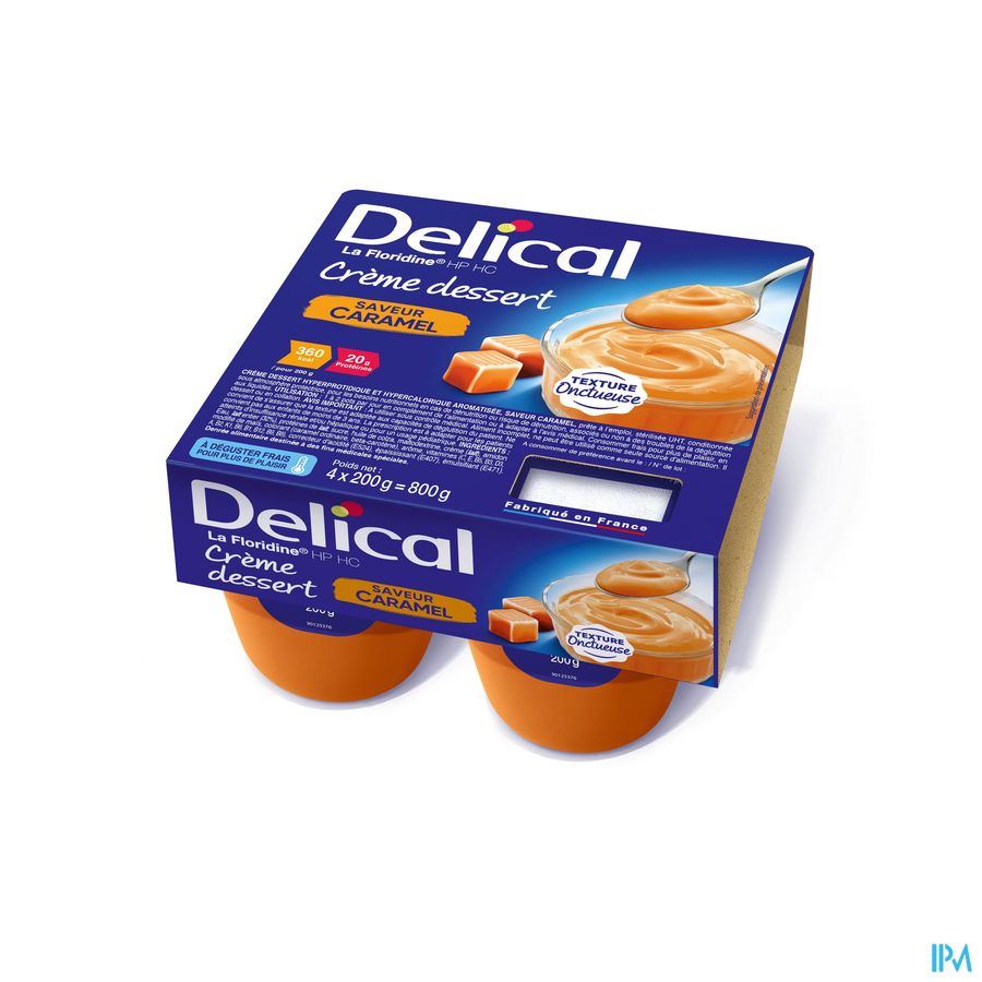 Delical Creme Dessert La Floridine Karamel 4x200g Delical Creme Dessert La Floridine Karamel 4x200g