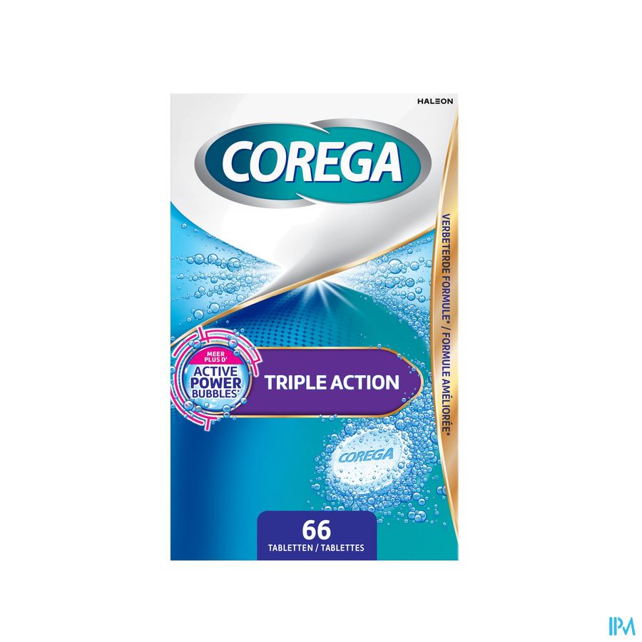 Corega Triple Action Tabl 66