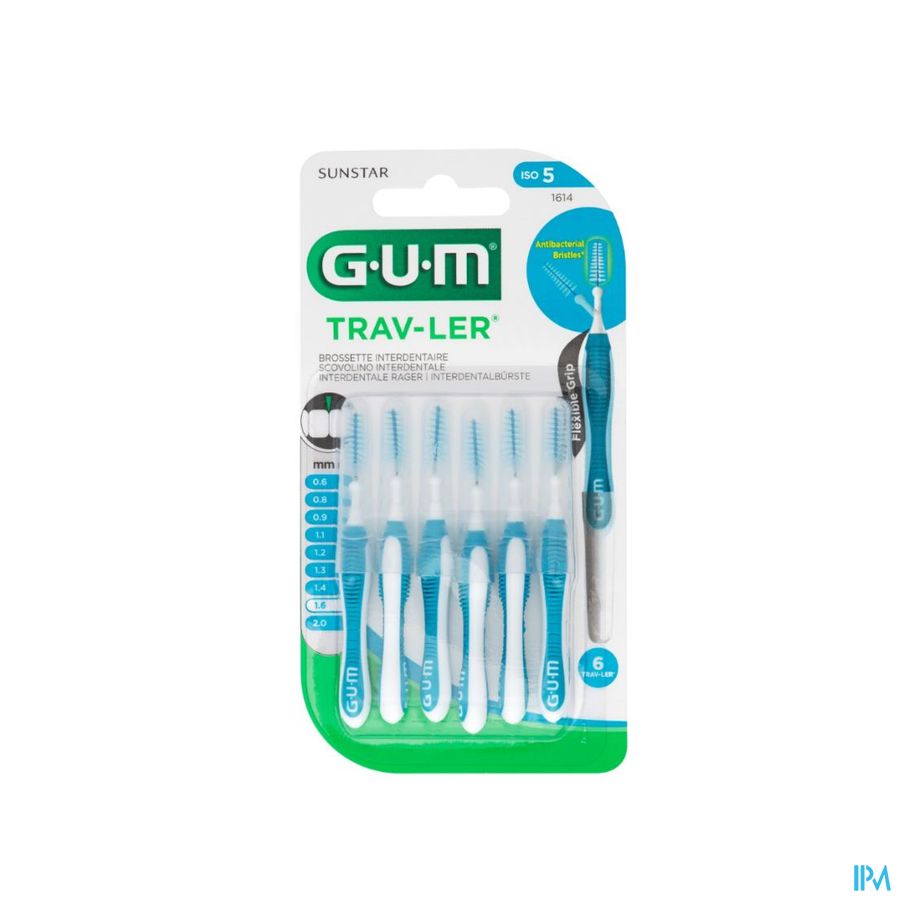 Gum Trav-ler Interdent.borsteltje 1,6mm 6 1614m6