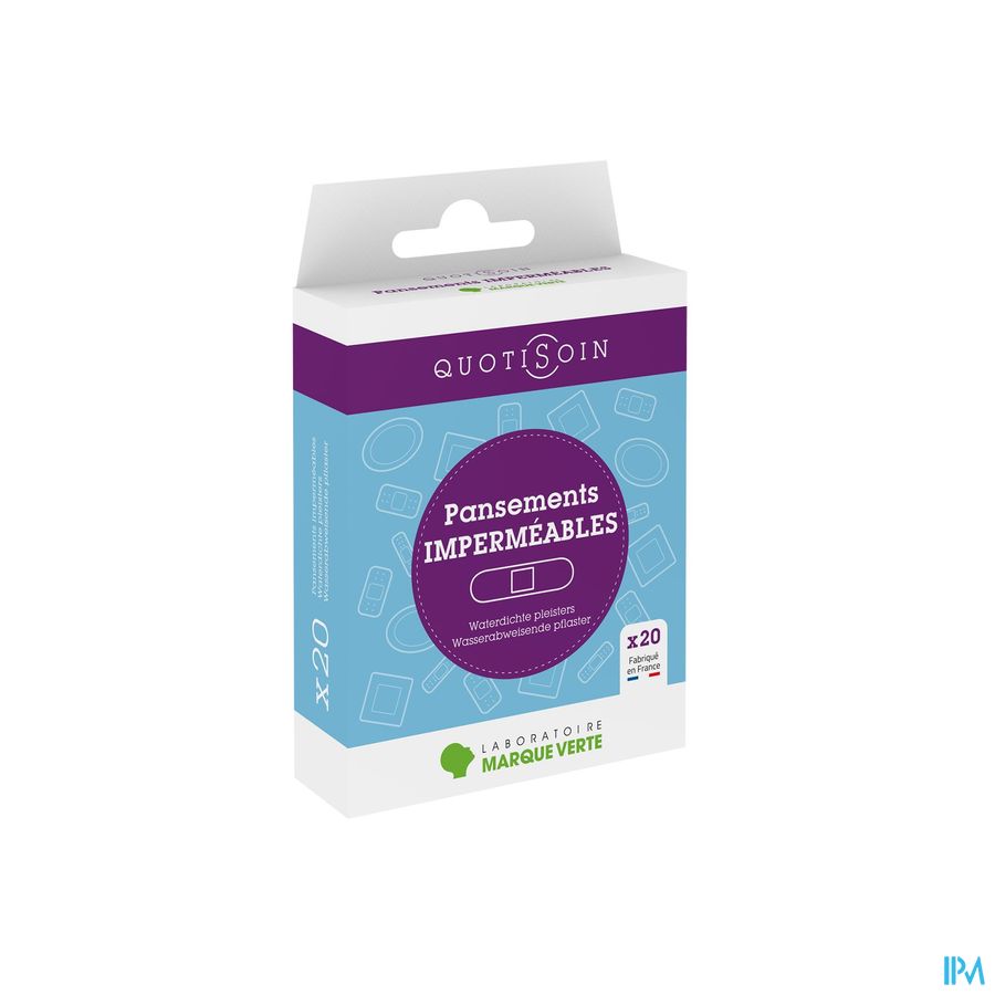 Marque V Quotisoin Pansements Impermeables 30