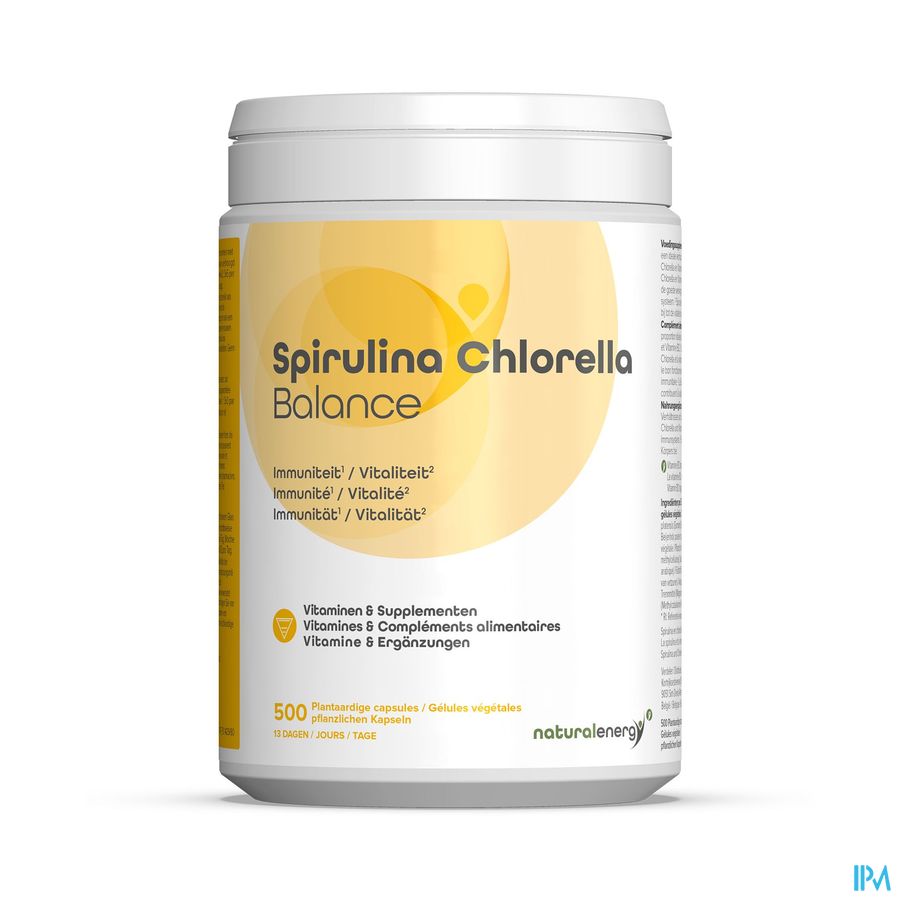 Spirulina Chlor. Caps 500 Natural Energy Labophar Spirulina Chlor. Caps 500 Natural Energy Labophar