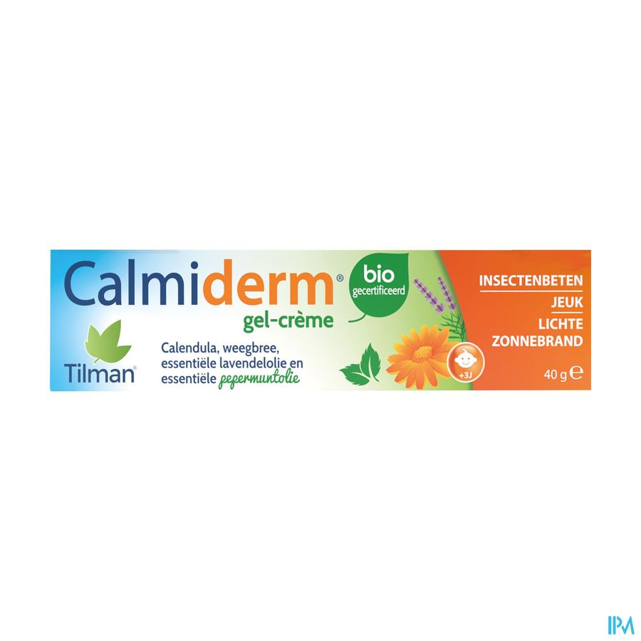 Calmiderm Gel-creme Bio Gecertificeerd Tube 40g Calmiderm Gel-creme Bio Gecertificeerd Tube 40g
