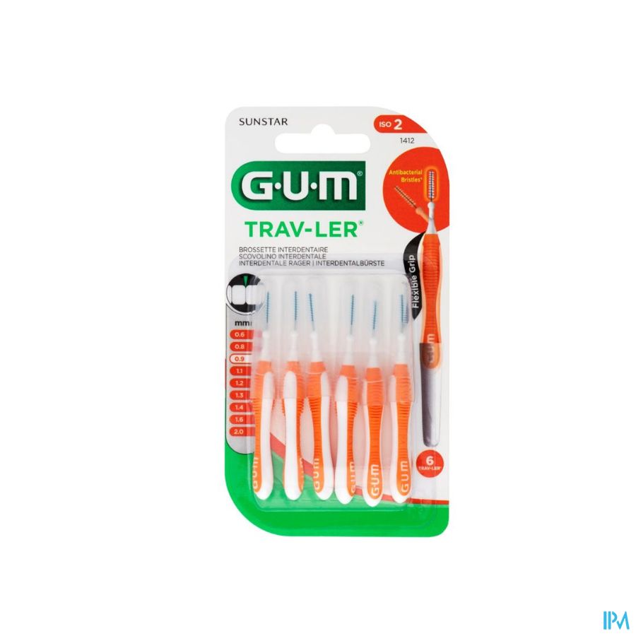 Gum Trav-ler Brosse Interdent. 0,9mm 6 1412m6