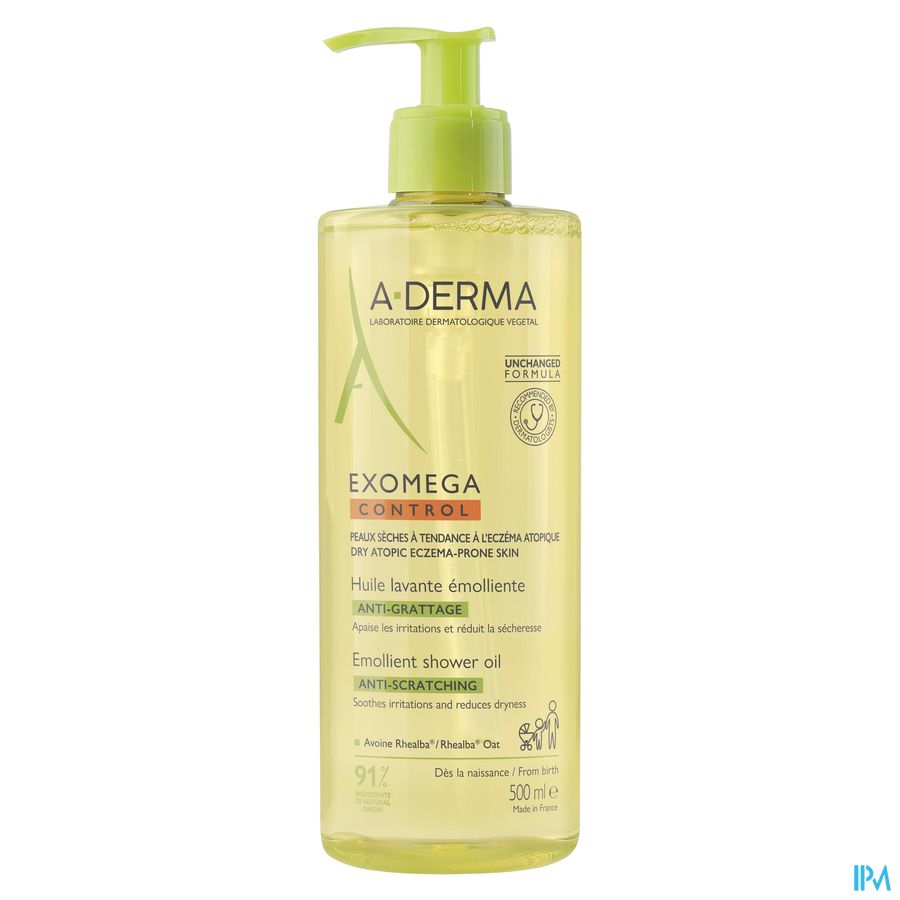 Aderma Exomega Control Emolierende Wasolie 500ml 2
