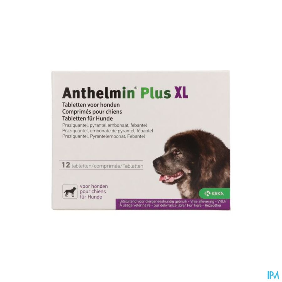 Anthelmin Plus Xl Hond Comp 12