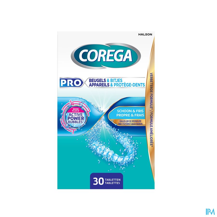Corega Pro Beugels & Bitjes Tabl 30