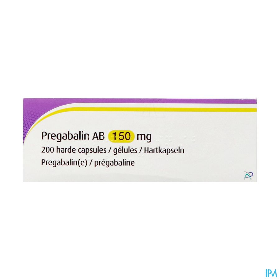 Pregabaline Ab 150mg Harde Caps 200