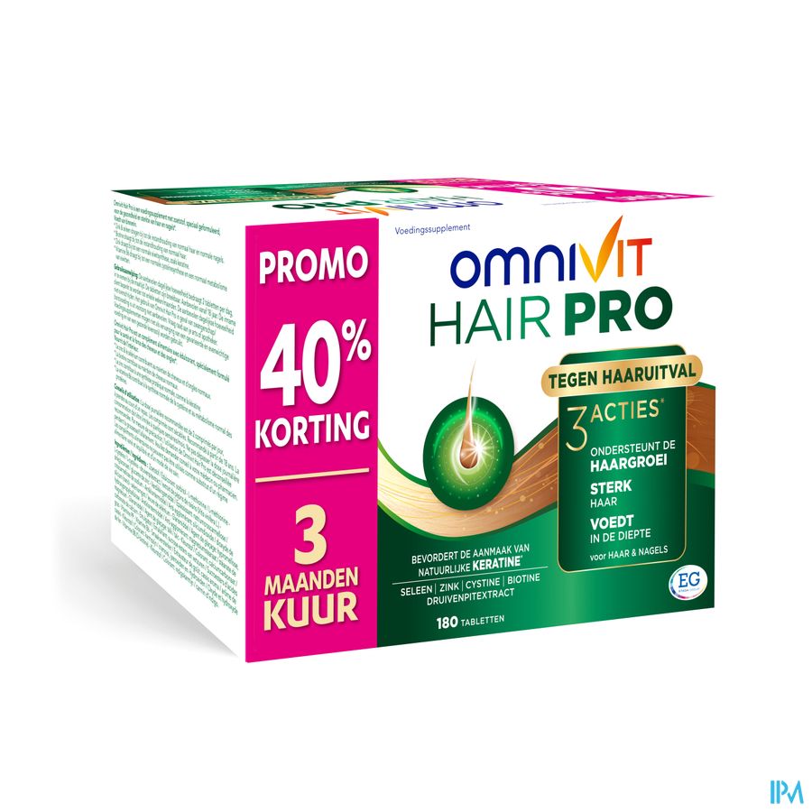 Omnivit Hair Pro Tabl 180 Promo -40% Omnivit Hair Pro Tabl 180 Promo -40%