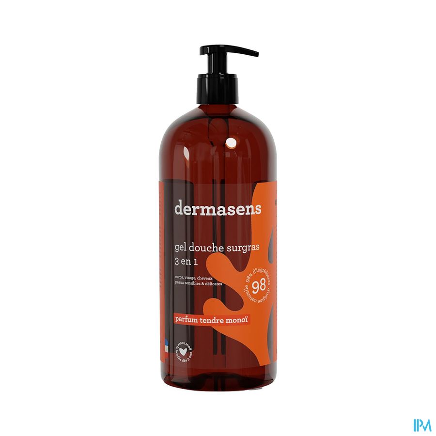 Marque V Dermasens Gel Dche Surgras 3en1 Monoi 1l Marque V Dermasens Gel Dche Surgras 3en1 Monoi 1l