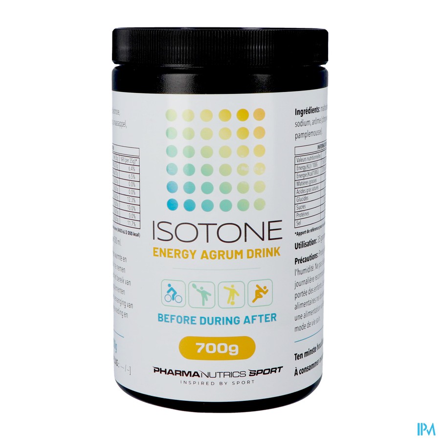 Sport Isotone Energy Agrum Drink700g Pharmanutrics