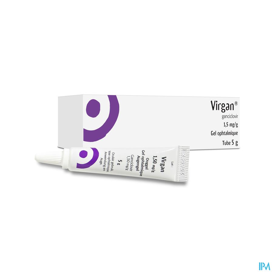Virgan Gel Ophtalmique/ Ooggel 5g 1