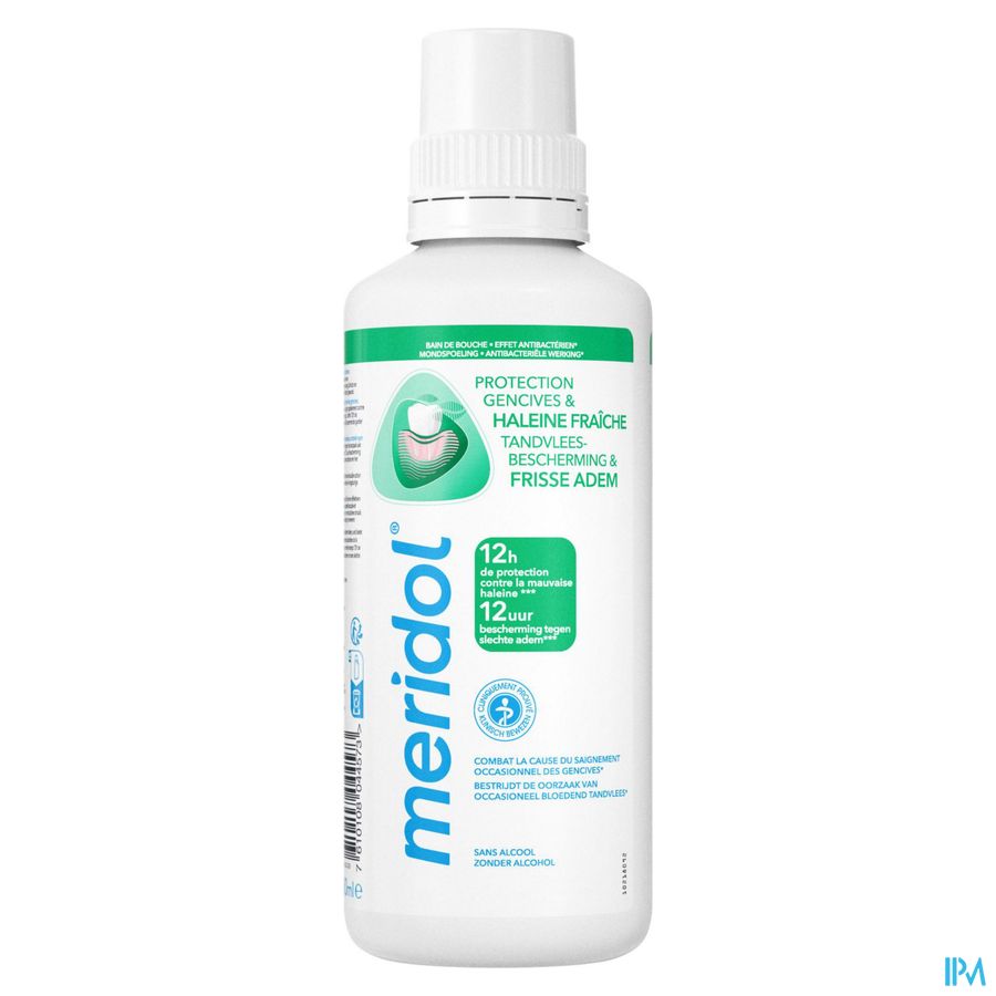 Meridol Tandvleesbesch.&fris.adem Mondspoel.400ml 1