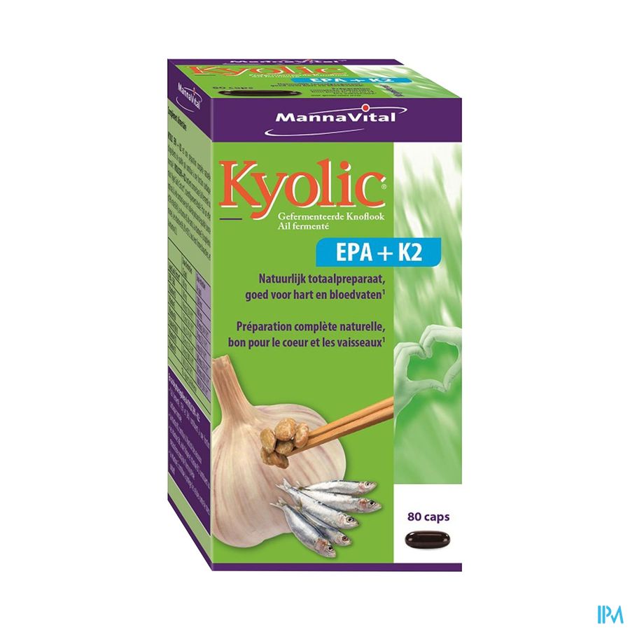 Mannavital Kyolic Epa+k2 Caps 80